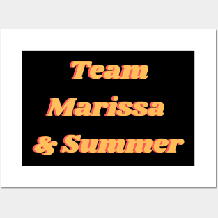 Tampa Baes Team Marissa and Summer Text Posters and Art